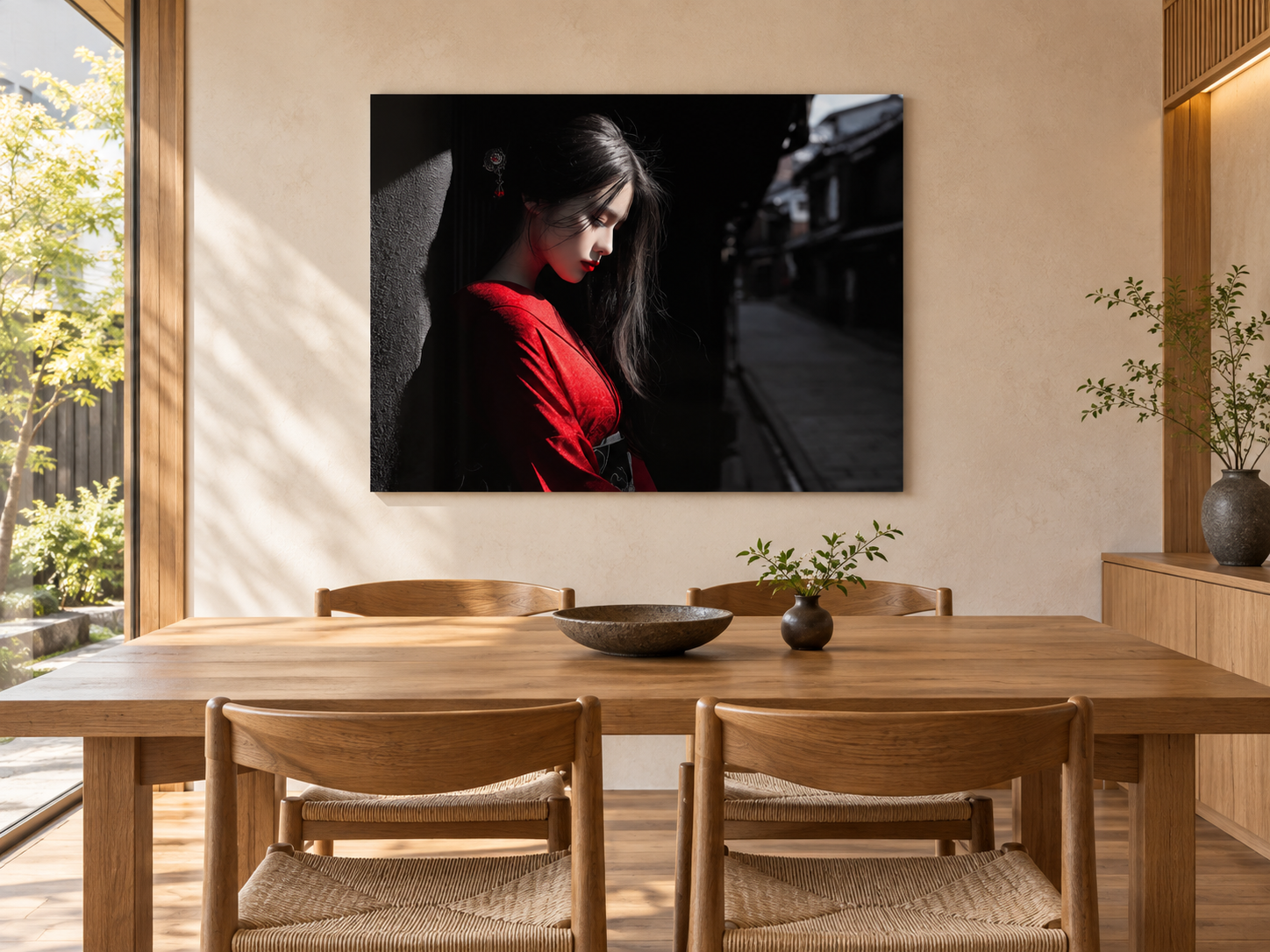 ダイニングでの展示イメージ